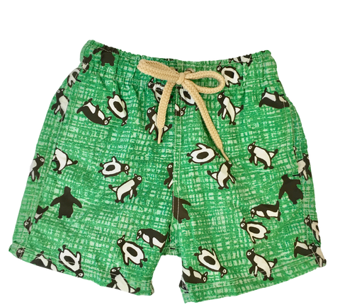 Daddy & Me Collection: Printed Starfish Shorts with bag - Adult