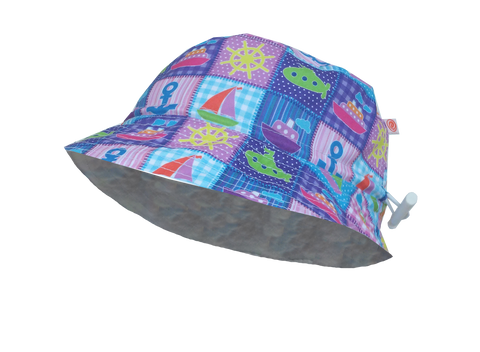 UPF50+ Reversible Little Kids Hat