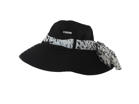 UPF50+ Ladies Reversible Sauipe Hat with Scarf - Wide Brim
