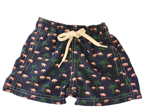 Daddy & Me Collection: Printed Starfish Shorts with bag - KIDS
