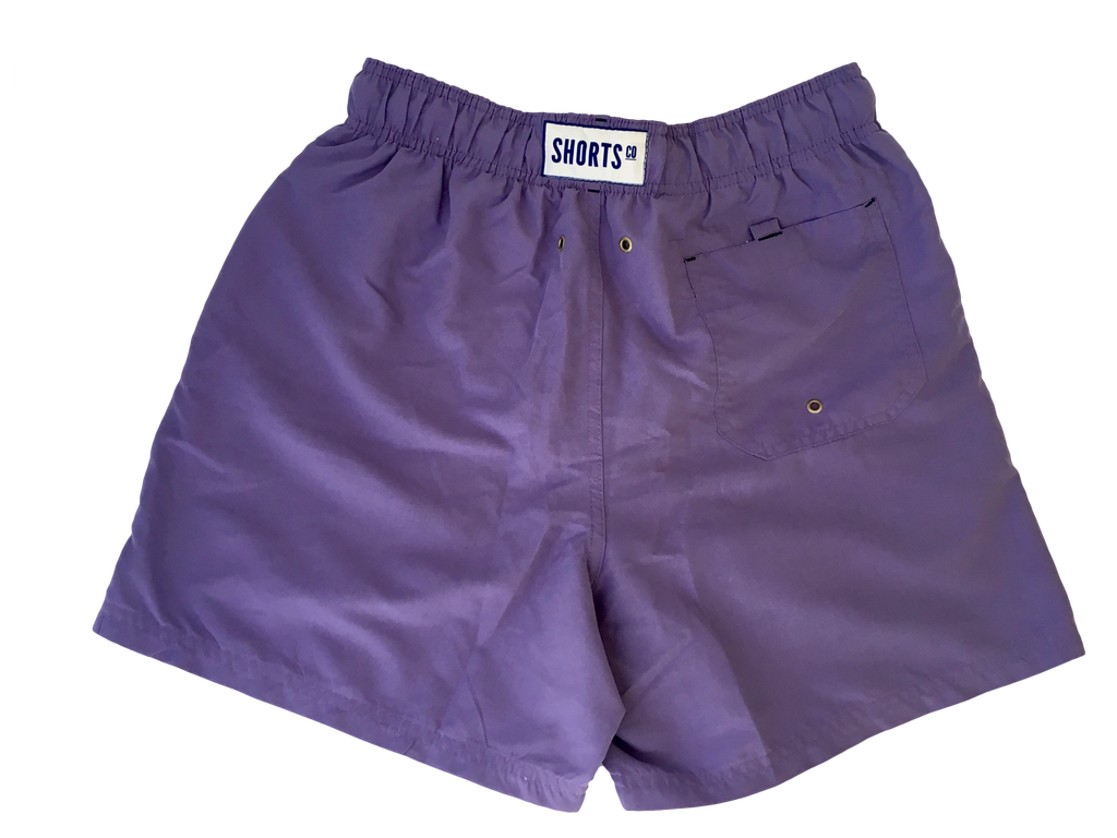 Men’s Solid Shorts - Lavender