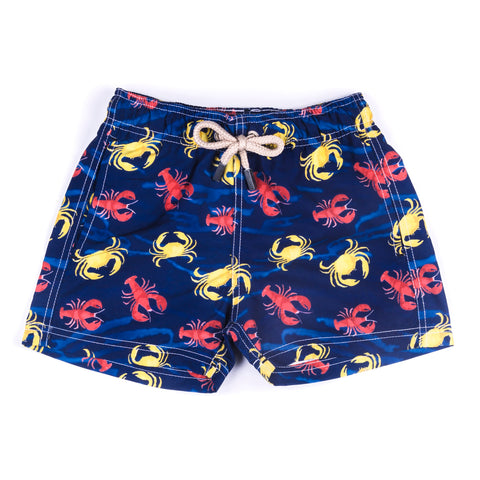 Men’s Printed Yellow Turtle Shorts with bag