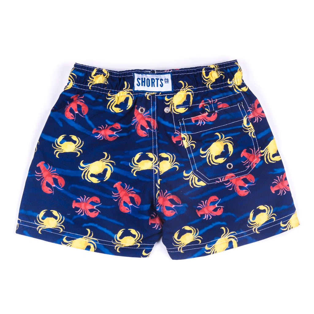 Daddy & Me Collection: Printed Crabs Shorts with bag - KIDS