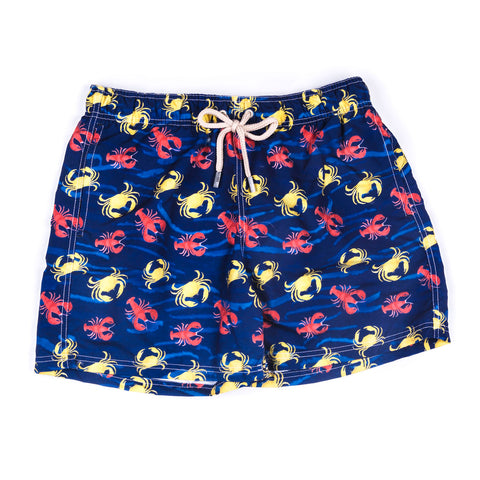 Daddy & Me Collection: Printed Crabs Shorts with bag - KIDS